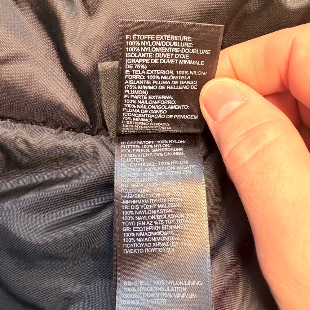 The North‎ Face Womens Aconcagua 550 Down Insulated Puffer Vest Black XL - Picture 8 of 11